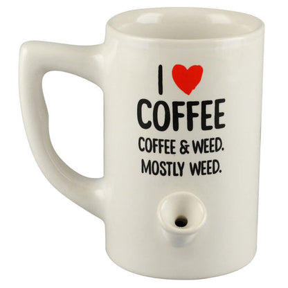 Wake & Bake Ceramic Coffee Mug Pipe