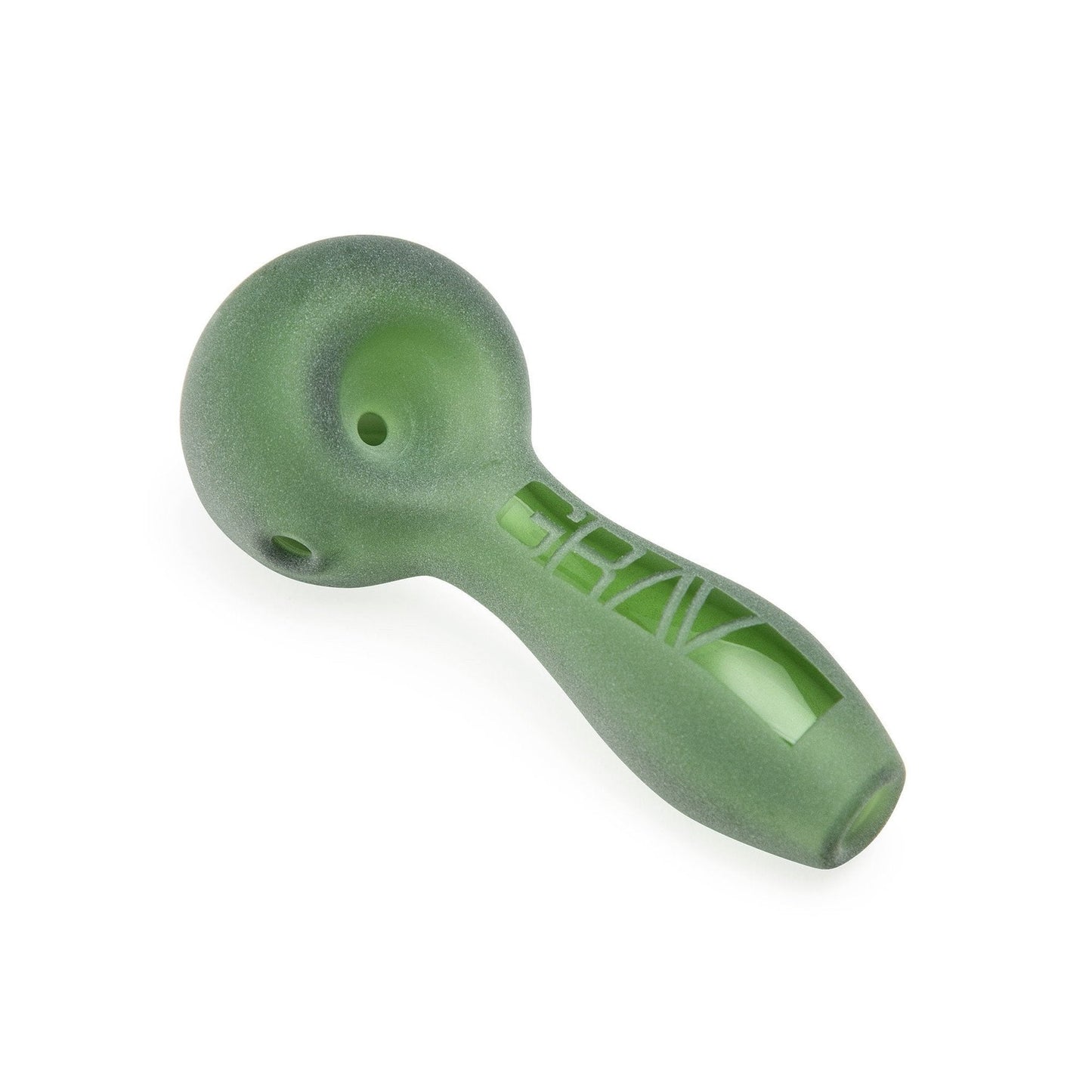 Grav® 4” Sandblasted Spoon Pipe